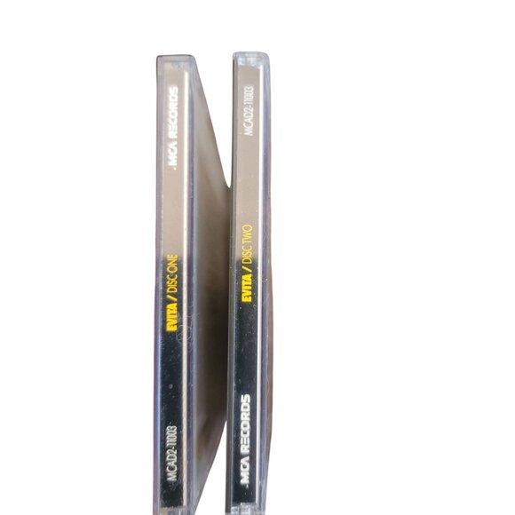 Evita 2 Disc CD Soundtrack Andrew Lloyd Webber Tim Rice 1976 Opera Eva Peron - Picture 6 of 10